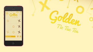 Golden Tic Tac Toe #ios #game Official Trailer