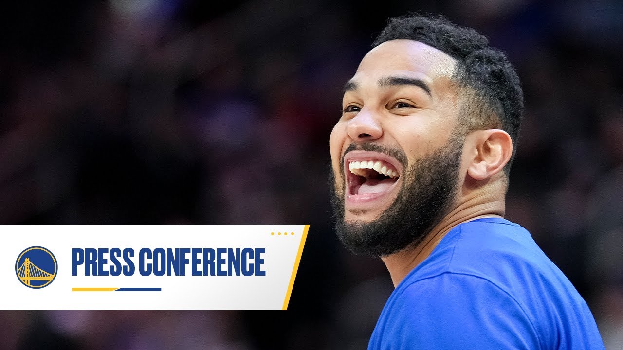 Cory Joseph's First Press Conference with the Golden State Warriors