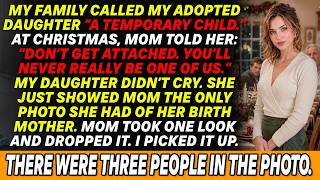 My Parents Made My Adopted Girl Sit Apart at Christmas—Until One Photo Ended the Lie