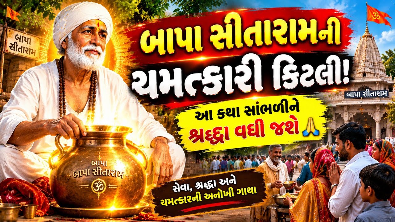 🔥 બાપા સીતારામની ચમત્કારી કિટલી! આ કથા સાંભળીને શ્રદ્ધા વધી 