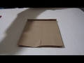 como hacer bolsa de papel kraft en 5 minutos
