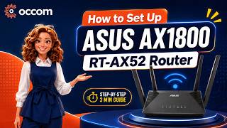 How to Setup ASUS AX1800 WiFi Router for the First Time RT-AX52