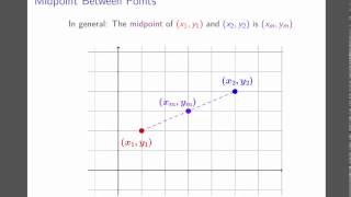 Midpoints - General Formula