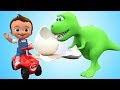 Dinosaur Colors Eggs - Little Baby Fun Ride Color Dinosaurs Learning Kids Educational Video