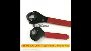 ER OZ EOC GER SK Type Collet Clamping Nut for CNC Milling Chuck Holder