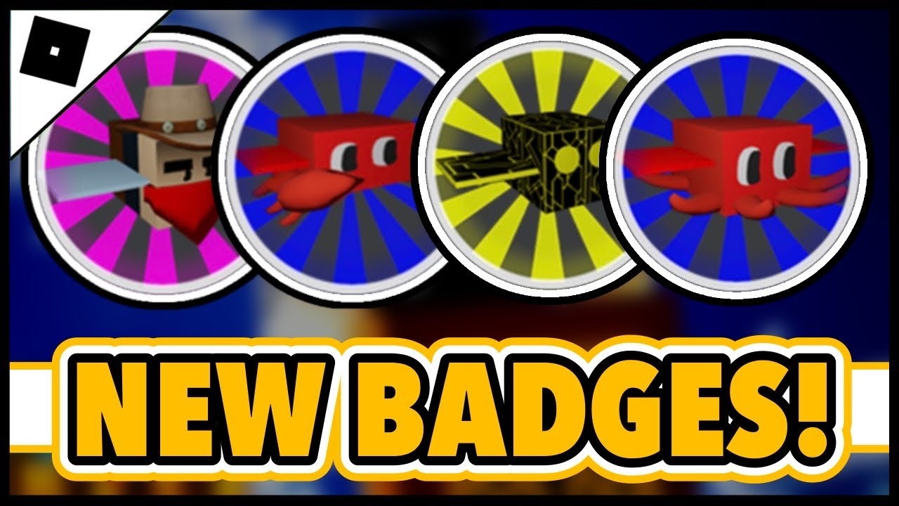 How To Get 4 New Bee Badges Morphs In Bee Simulator Roblox Cowboy Octopus Crab Electric Youtube - roblox song sheets roblox free badges