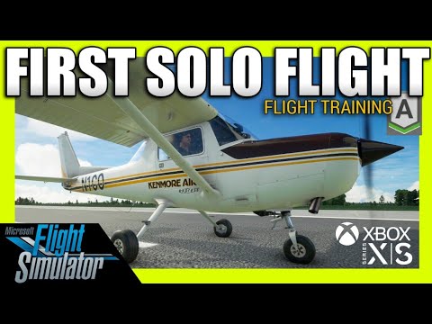 First Solo Flight Training Hints and Tips | Microsoft Flight Simulator 2020 | Xbox Series S #mfs2020