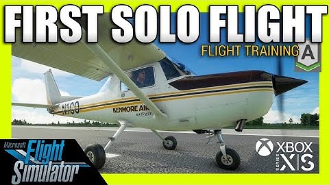 First Solo Flight Training Hints and Tips | Microsoft Flight Simulator 2020 | Xbox Series S #mfs2020