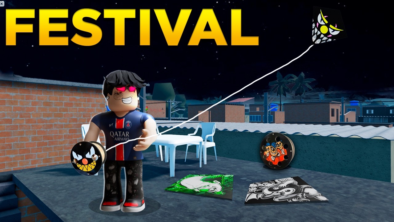O MAIOR FESTIVAL DE PIPA NOTURNO nas FÉRIAS! 🪁🌙 Roblox RP