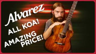 The Best Acoustic-Electric Under 500 Alvarez s New All-Koa Grand Auditorium the RG99KCE
