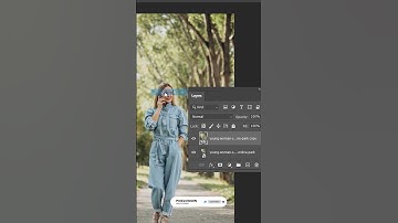 How To Blur Photo Background in Photoshop | 1-Minute Photoshop Tutorial #shorts #viral