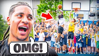 I FINALLY DUNKED ON SOMEONE AT THIS INSANE PARK RUN!
