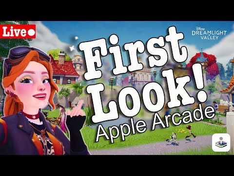 First Look - Disney Dreamlight Valley Arcade Version - Apple Arcade New Save! - YouTube