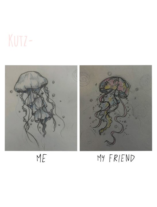 ✨Drawing challenge with my friend (⁠ ⁠ꈍ⁠ᴗ⁠ꈍ⁠)🖤💀 #Hedemo ne yo ⚠️Pinterest reference #trending #draw