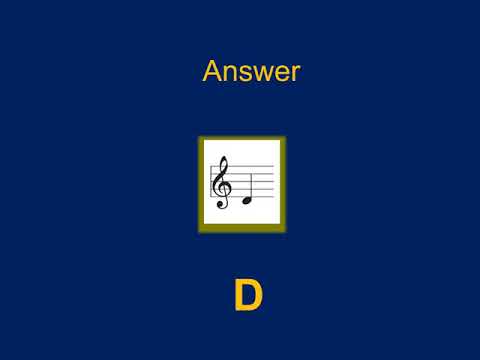 How to Read Music: Note Letter Name Quiz,  Part 1