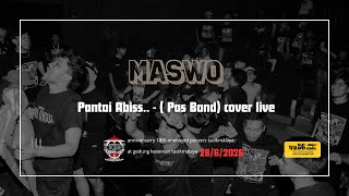 Download lagu MASWO - Pantai Abiss.. (Pas Band) cover x oneblood passers anniv 18th | live at GK tasikmalaya