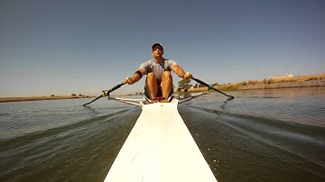 Learning to scull - Go Pro HD footage - River City Rowing Club