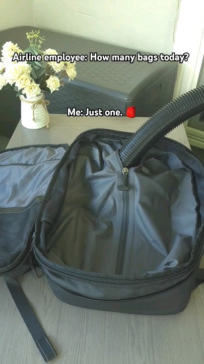 No baggage fees for me 😎🎒 #travelbag #trending #travel #shorts YouTube No baggage fees for me 😎🎒 #travelbag #trending #travel #shorts YouTube