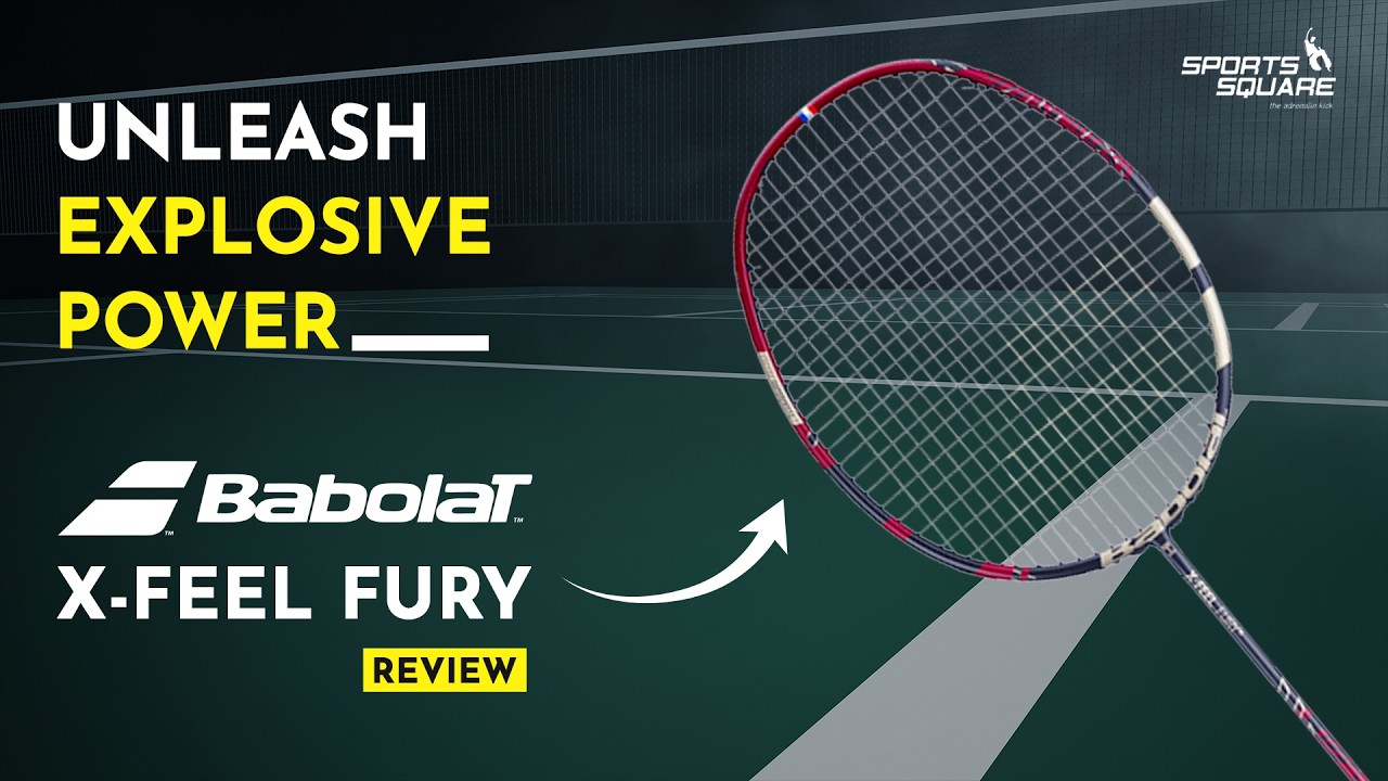 X-Feel Fury Review: The racket with Power! - YouTube