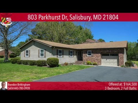 803 Parkhurst Dr, Salisbury, MD home video tour