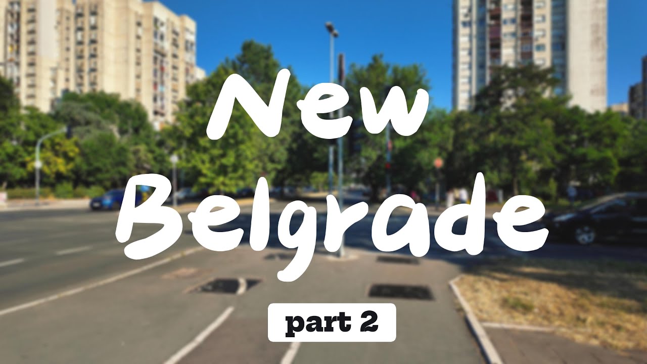 🎥 [4k] Part 2 —  Discover New Belgrade on foot 2025  | Dr. Ivana Ribara Street