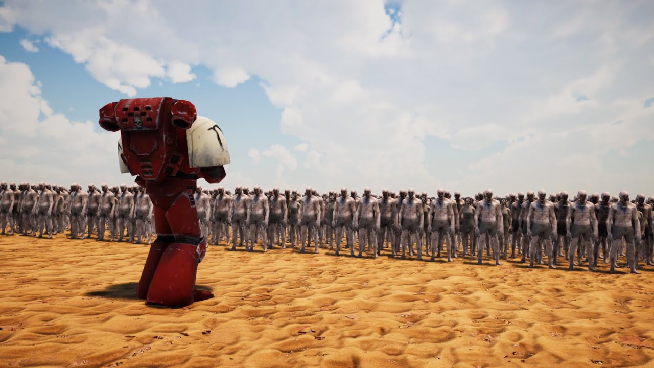 Blood Raven Space Marine vs 1 MILLION Zombies! Ultimate Epic Battle