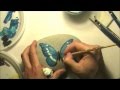 كيف ترسم فراشة على الحجر  tutorial How to paint a butterfly on a rock