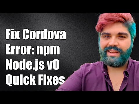 Fix Cordova Error: 'npm does not support Node.js v0.12.9' - Quick Solutions