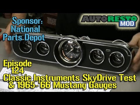 Classic Instruments SkyDrive, '65 '66 Mustang Instrument ... cable box diagram 