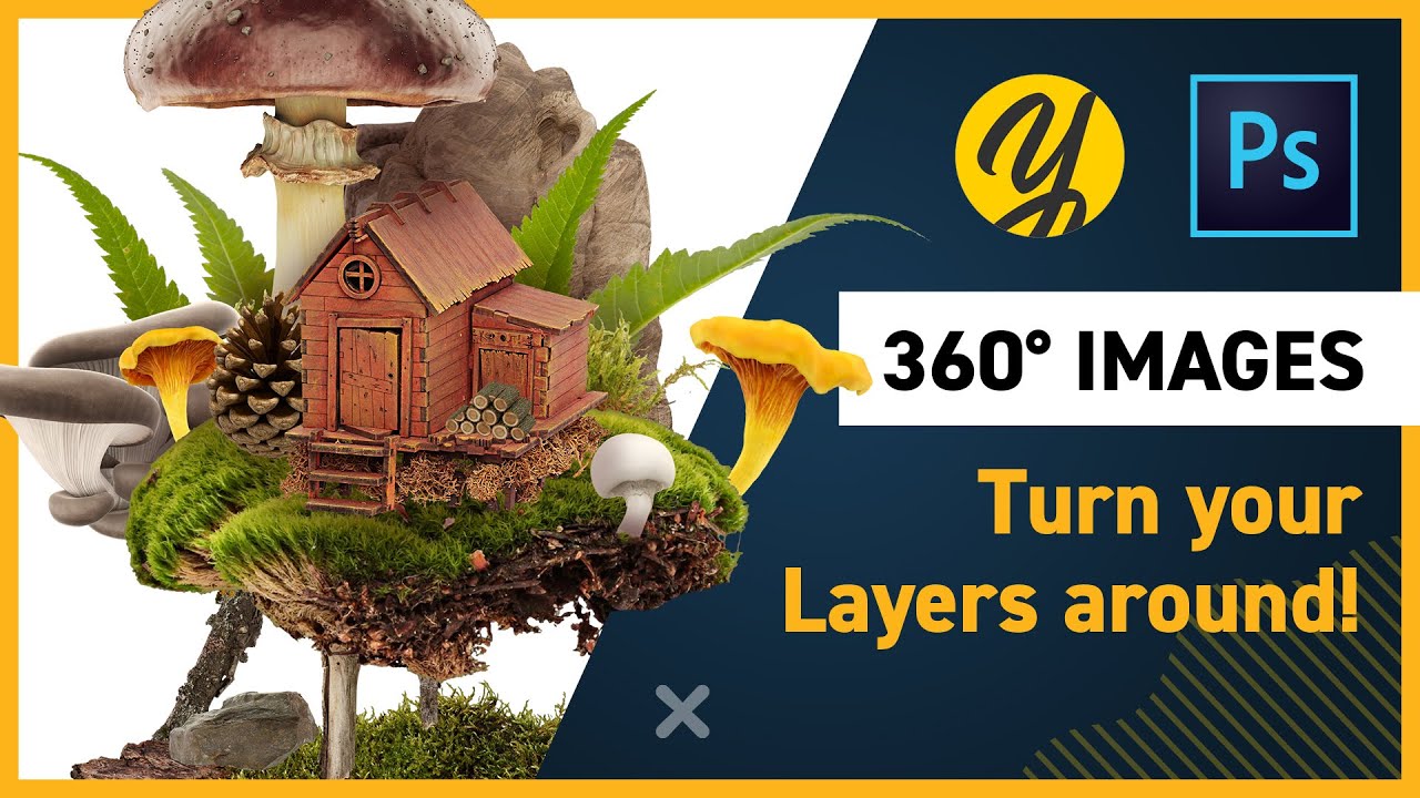 360 Layers In Photoshop With Yellow Images Plug In Youtube