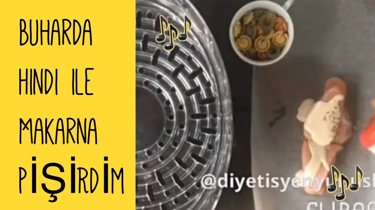 Buharda pişirici ile hindi göğüs ve makarna diyet yemekleri tarifi Buharda pişirici ile hindi göğüs ve makarna diyet yemekleri tarifi