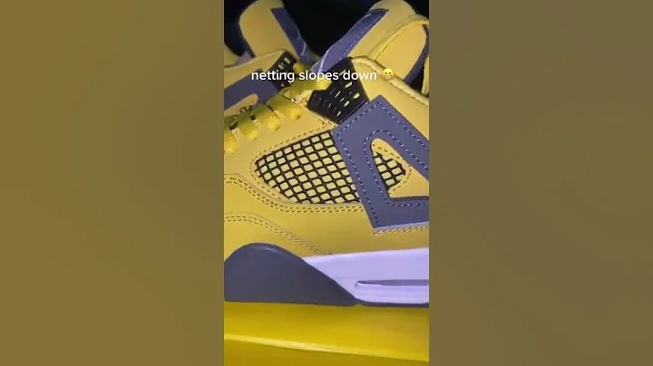 #DHgate DHGATE JORDAN 4 LIGHTNING UNBOXING & REVIEW #shorts #shoes