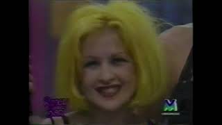 Cyndi Lauper - Hey Now & I'm Gonna Be Strong, at the Italian TV Show Roxy Bar - 1994