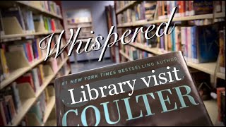 ASMR Request (Whispered) Library visit/Mystery/Murder section/Book page turning/Dust jackets