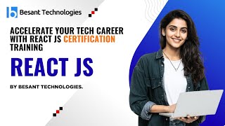 Accelerate your tech career with React JS Certification Training by Besant Technologies.
