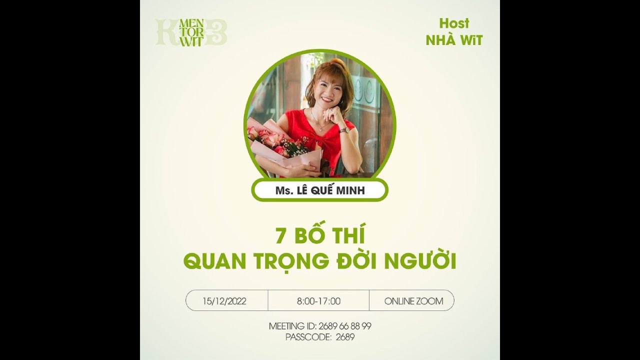 Outline Video 7 Bố Thí Quan Trọng Đời Người - Master Mentor Lê Quế Minh