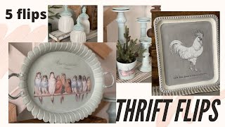 Thrift Flips ~ 5 projects ~ IOD transfers ~ DIY apothecary paint