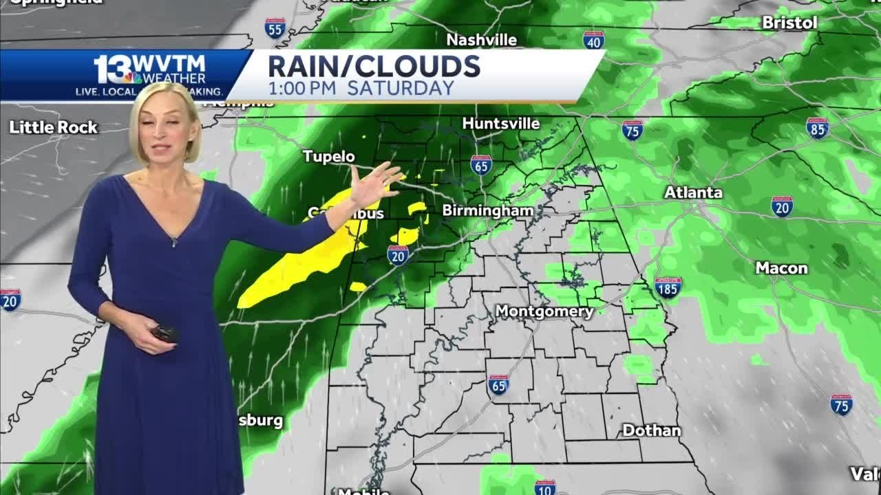 Dry through the end of the week with showers by the weekend - YouTube