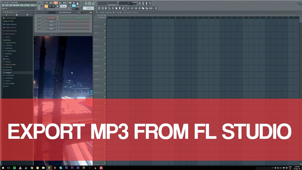 Export Mp3 FL Studio 2016 YouTube