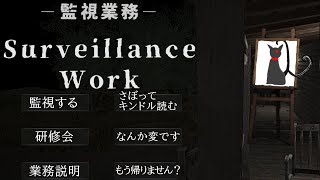 「 Surveillance Work | 監視業務」