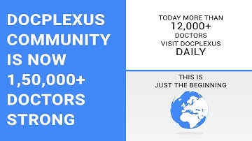 Docplexus Community is now 150,000+ Doctors Strong