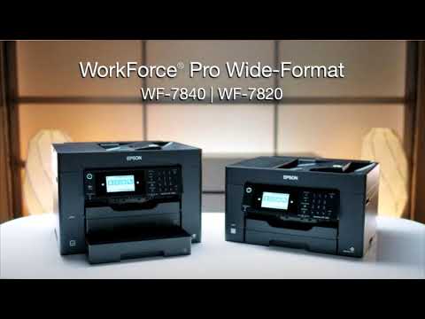 Hvert år i tilfælde af konkurrenter Epson Workforce Pro WF 7840 All in One Printer Review - YouTube