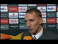 Rodgers Interview Celtic vs RB Leipzig 2-1 8-11-2018