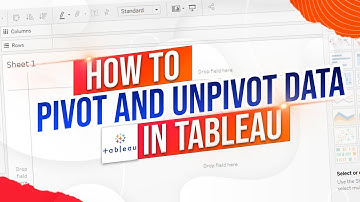 How to Pivot and Unpivot Data in Tableau