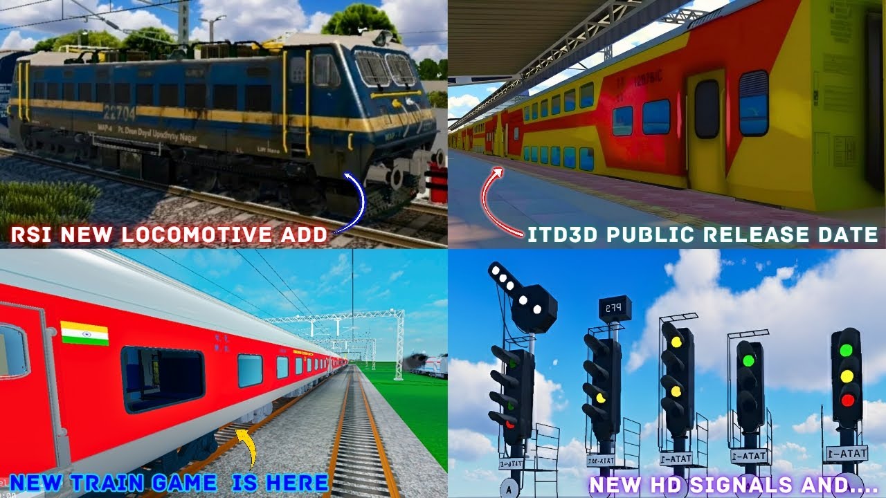 RSI BETA V3 Release & Info 😎 | Indian Train Driving 3D Release date here! | New TRAIN GAME IS HERE!