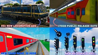 RSI BETA V3 Release & Info 😎 | Indian Train Driving 3D Release date here! | New TRAIN GAME IS HERE!