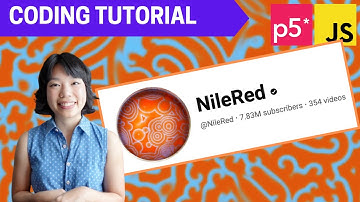 p5.js Coding Tutorial | NileRed Logo (BZ Reaction)