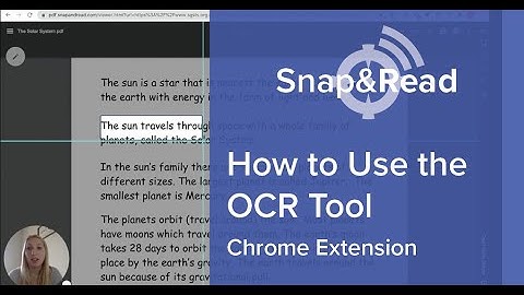 Snap&Read: How to Use the OCR Tool in Chrome