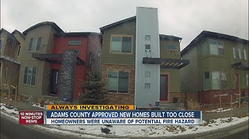 When did Adams County know about zoning violation?