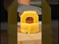 Cut pineapple into rings then chunks easily #Shorts